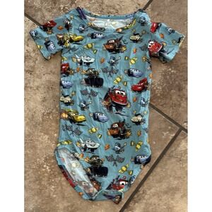 Posh Peanut Disney Cars McQueen Mack Mater Piston Cup Bodysuit Shirt VGC 2T